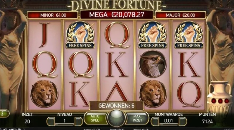 Divine Fortune Slot Review Myths, Jackpots,