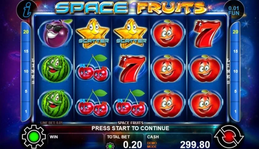 Space Fruits Slot Machine - Review, Symbols and Free Spins