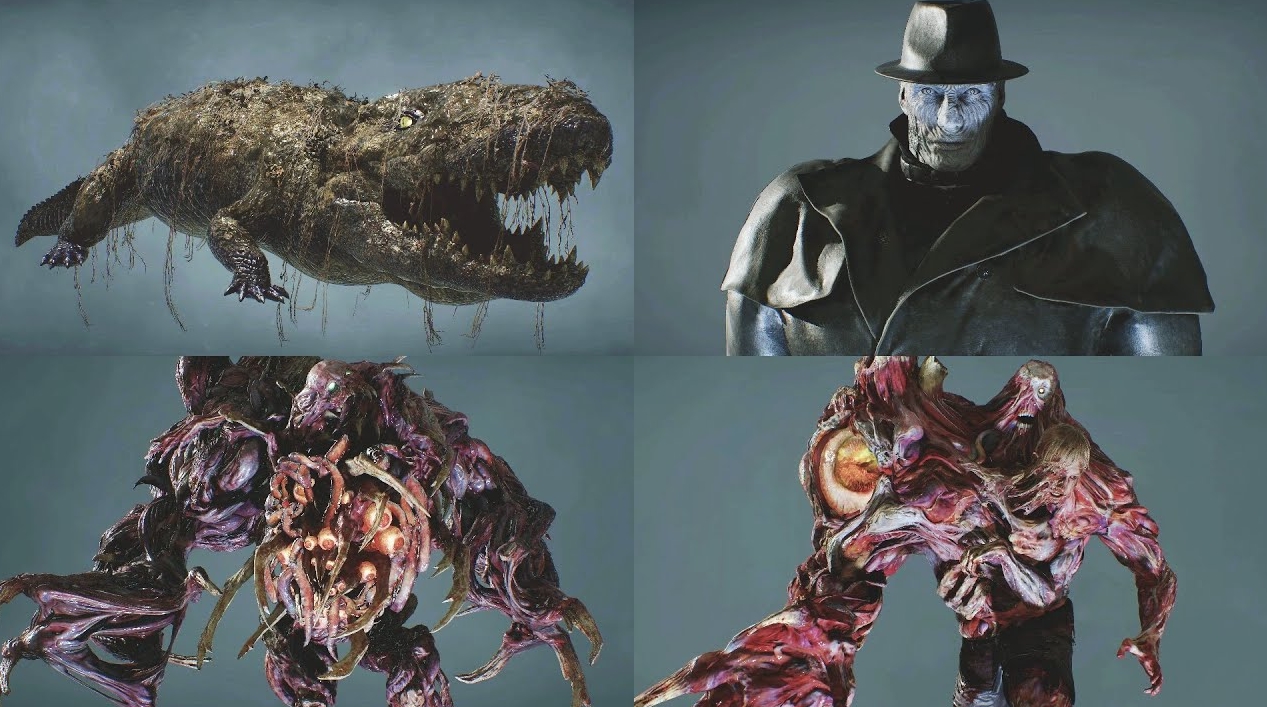 Враги Resident Evil 2 Remake: мутанты и мистер Икс